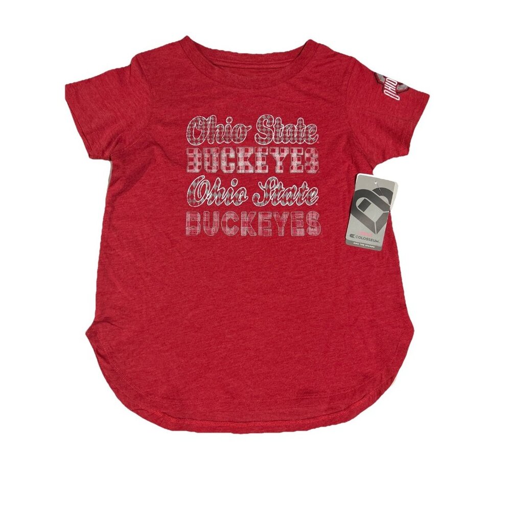NEW Ohio State Buckeyes OSU Colosseum Shirt Girls M 7-8